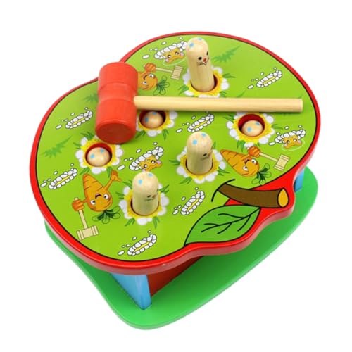 GLSTOY 木製打楽器テーブルおもちゃ 子供用ビートおもちゃ 幼児用ハンマービート玩具 手と目の協調性を育てる教育玩具