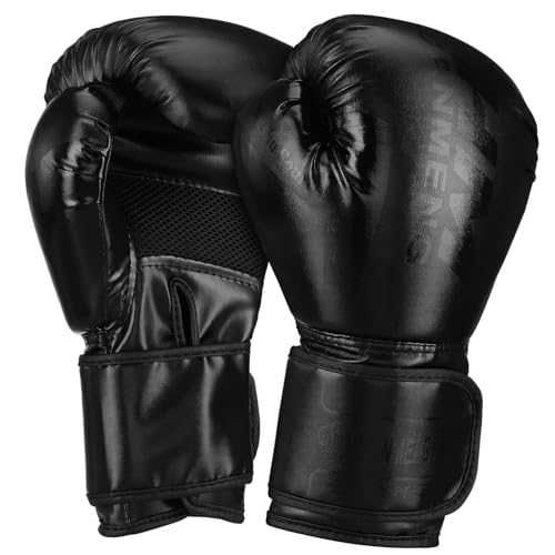 Guantes de boxeo duraderos de 12 oz VICASKY de cuero para entrenamiento