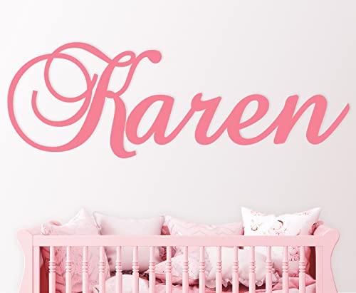 Custom Wood Name Sign, Nursery Decor, Wood Letter, Baby Name Sign(15"-58"), Wall Art For Girl or Boy Room, Family Name Signs, Choice of Size & Fonts - Image 3