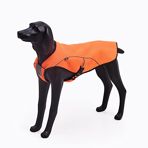 BlackDoggy Dog Swamp Cooler Evaporative Cooling Vest Reflective Jacket for Small, Medium and Large Dogs, Summer Outdoor Walking, Hunting, Camping