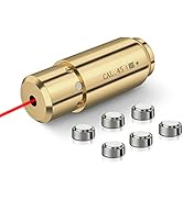 MidTen Bore Sight Laser .45 Auto/ 20-Gauge/ 7.62x54R Red Dot Boresighter with Extra Batteries