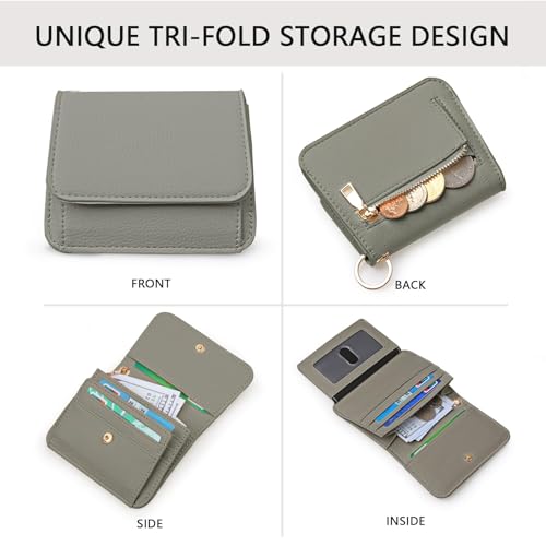 Image of Keychain Wallet for Women,RFID Wristlet Wallet with Beaded Strap