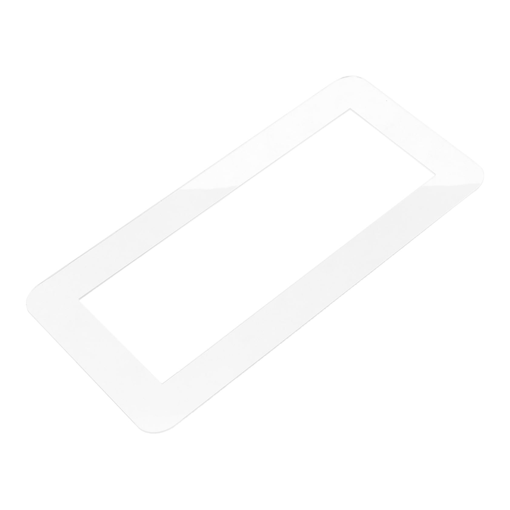 Cubierta de interruptor de 3 bandas Ipetboom acrílica transparente y autoadhesiva