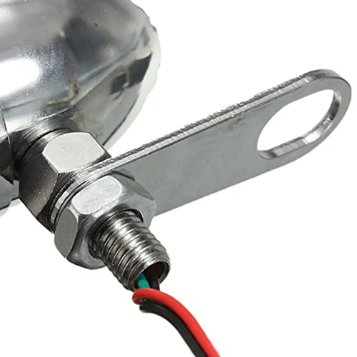 Image of ANKIA 2PCS Motorcycle Indicator Turn Signal Light Lamp Relocater Holder Shock Brackets for Harley Motorbike Bobber Old School Cafe Racer (Silver)