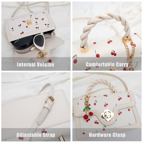 Bolso Cherry Crossbody para Mujer y Niña en Cuero PU miniatura 4