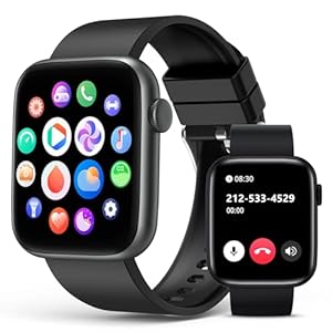 EarlySincere 2024 Smart Watch for Men Women with Bluetooth Call,1.9” HD Full Touch Screen Fitness Watch, Smartwatch with IP67 Waterproof with Blood Pressure Sleep Monitor for Android and iOS