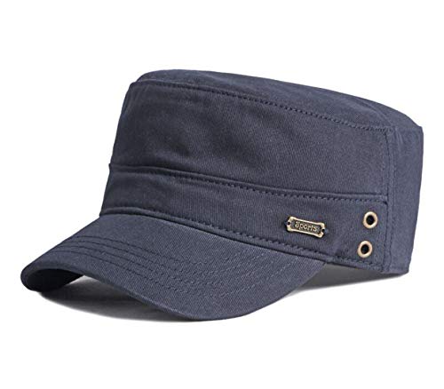 Image of QICHEN Men's Military Cap Cotton Outdoor Sports Sun Baseball Cap 4 Colours, blue, 56/60 cm
