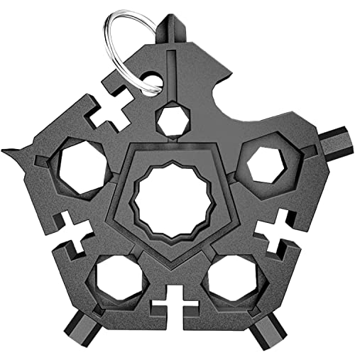 DAZAKA Schneeflocke Multitool Geschenke für Männer 23 in 1 Multifunktionswerkzeug Edelstahl Zubehör Ideales Gadget-Geschenk Cover