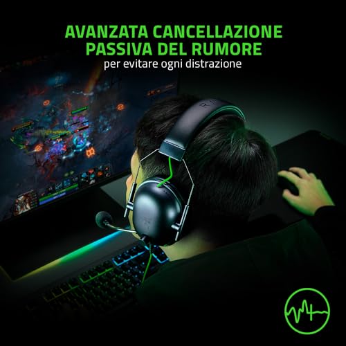 BlackShark V2 X - Cuffie da Gioco Esports Cablate Multipiattaperma (Driver TriForce da 50 mm, Microfono cardioide HyperClear, Audio Surround 7.1) Nero - Cuffia gaming - Immagine 3