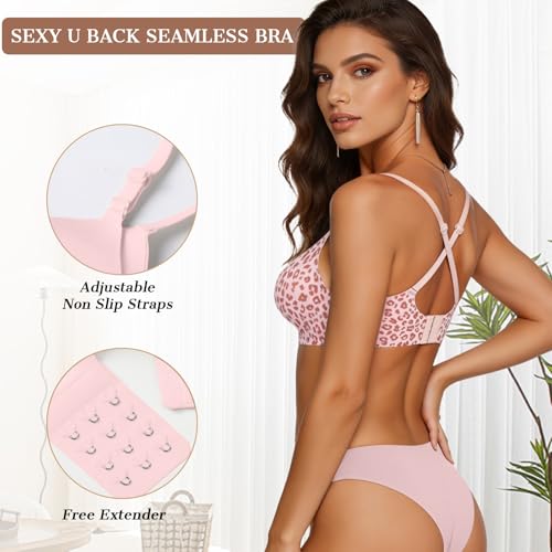 Image of OEAK Womens Wireless Jelly Bras Comfortable Push Up Bra No Underwire Gel Bra Full Support Lift Everyday Seamless Tshirt Bras