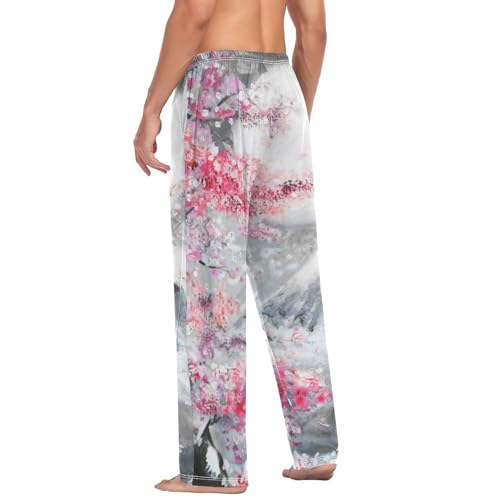 Snake Skin Reptile Men's Lightweight Open-Hem Lounge Pants4