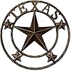 12 texas barn star metal lone star wall art rustic bronze western home decor ranch farmhouse garden patio living room garage barn texas usa home decor handmade item eh10223  urban country home decor