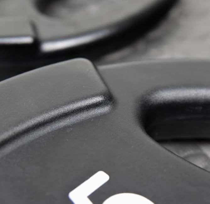 NEXO Commercial Urethane Grip 85lb Plate Set - Includes 2x 25's, 2x 10's, 2x 5's, and 2x 2.5's - Olympic 2 Inch, Premium Finish for Weight Training Home or Commercial