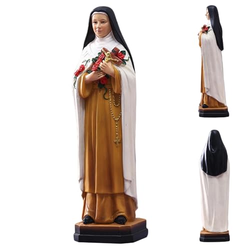 Estatua religiosa de resina St. Therese 8.2x2.4x2.2 in