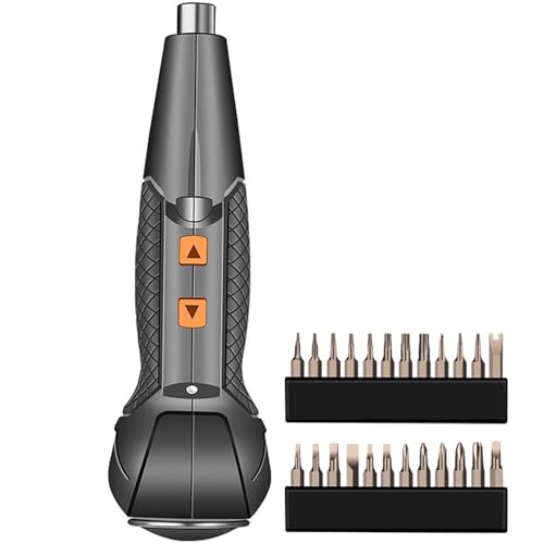 Destornillador eléctrico inalámbrico de 3,6 V, recargable, portátil, automático, manual con luz LED, 3 N.m, 2000 mAh para computadora