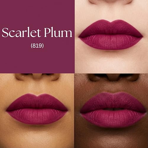 Image of BARELOVE SLAY All Day Non-Drying Liquid Lipstick for Women with Matte Finish One Swipe Application | Highly Pigmented |Smooth Glide Formula | Long Lasting | Transferproof | 12 ml | 819-SCARLET PLUM
