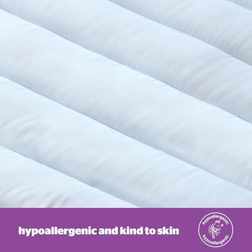 Silentnight Deep Sleep Mattress Topper, White, Double