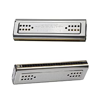SHUIYUE Harmonica des Deux côtés 24 Trous C et G Double Harmonie Instruments à Vent pour Orgue à Bouche Harmonica,Orgue… - Les Beatles, Paul McCartney, John Lennon, RIngo Starr, George Harrison SHUIYUE Harmonica des Deux côtés 24 Trous C et G Double Harmonie Instruments à Vent pour Orgue à Bouche Harmonica,Orgue… – Image 3