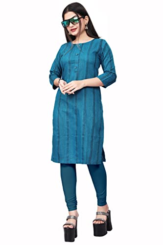 Image of Women's Pure Cotton A-line Kurti