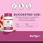 MaryRuth Organics Biotin Gummies | Sugar Free | Vegan | Non-GMO | 2,500 mcg Biotin Supplement | Hair Skin and Nails Vitamins | Hair Growth Vitamins | Hair Growth Supplement | 60 Count - Image 3