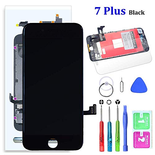 SZRSTH Compatible with iPhone 7 Plus Screen Replacement Black 5.5 Inch LCD Display