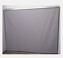 Toldo Cortina Retrátil Completo Várias Medidas Alta Resistência Cor Cinza (2,20m x 2,60m)