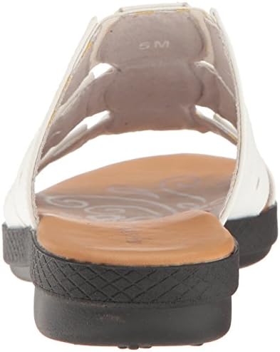 Easy Street Women's Nori Flat Sandal, White, 7.5 N US | Image 2