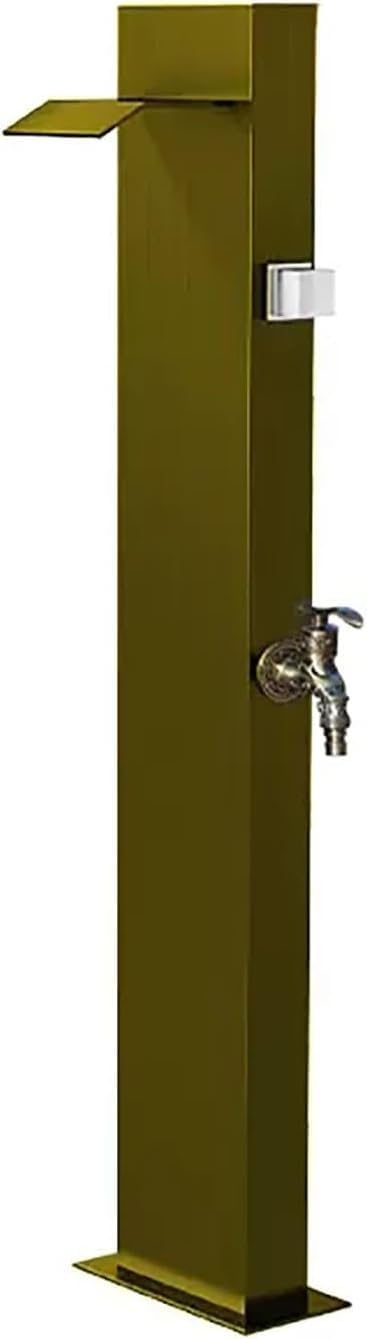 Epano Green Lxxw Outdoor Faucet Water Column Freestanding Garden Water Column With Faucet - Outdoor Tap Irrigation Fountain Post