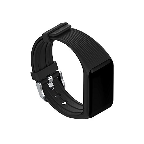 MGcool Fitness Tracker Smart Band Continuous Heart Rate Monitor, B3 Activity Tracker Swim Waterproof Bracelet Sleep Monitor, Smart Watch Sport Stopwatch 2 Straps Black Blue