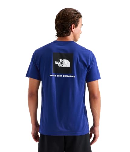 THE NORTH FACE Herren Evolution Box NSE Regular Short Sleeve T-Shirt, Bold Blue, L – Ansicht 1
