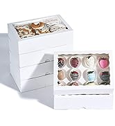 CeriseBox ストロベリー　ファンシートイ　チェリーズ　ペーパーボックス Amazon.com: JCXPACK 12PCS 10 x 7 x 2.5 inches Premium Fancy White