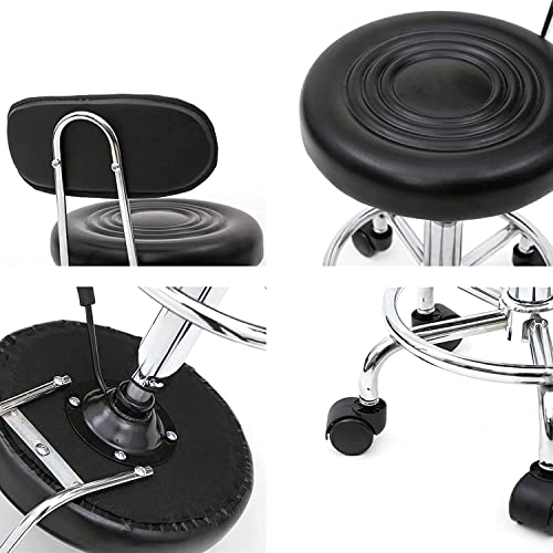 TEHAUX Stuhl Basis Aus Eisen - Runde Hockeruntergestell Für Bar, Büro & Esszimmer