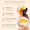 8 PCS Fruit Lip Mask Set with Honey & Vitamin E Lip Balm Pot, Moisturizing Overnight Treatment, Effective Reduces Lip Lines Prevention Dry and Cracked Lip Care Product