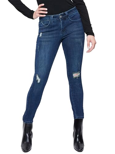 Royalty For Me Womens Women's Petite Wannabettabutt Mid Rise Skinny Jeans