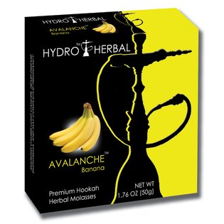 Hydro Herbal 50g Banana Hookah Shisha Tobacco Free Molasses