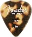 Fender Tortuga Ultem Guitar Picks 351 Shape, Tortoise Shell, Thin, 6-Pack