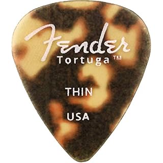 Fender® Tortuga™ 351 Médiators – Thin (Pack de 6) - Les Beatles, Paul McCartney, John Lennon, RIngo Starr, George Harrison