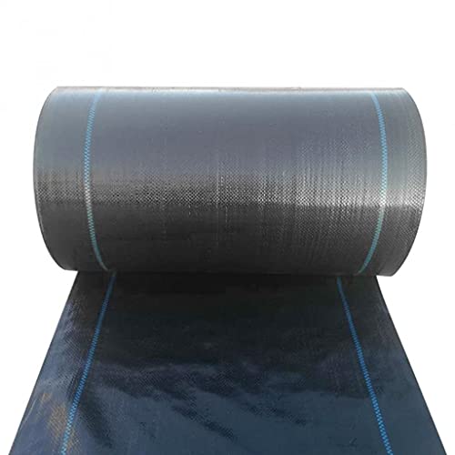 Film in PE, Pellicola pacciamante in PE for la cura delle piante, for giardino, vialetto, serre, membrana tessuta for esterni, copertura del terreno, agricoltura, impieghi gravosi(2x10m)