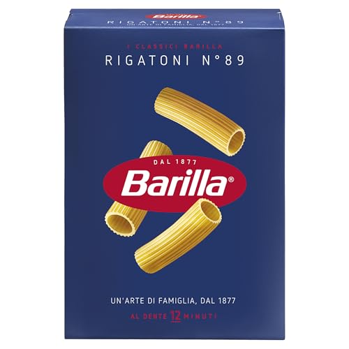 Barilla Pasta Rigatoni N. 89, Pasta Corta di Semola di Grano Duro, Forma Corposa e Spessore Equilibrato, 500 g - Immagine 3