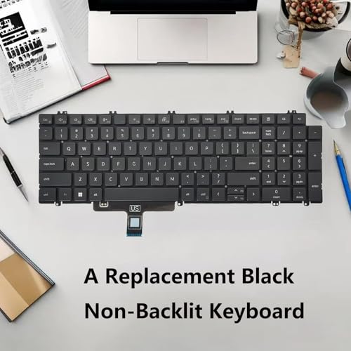 Image of Non-Backlit US Keyboard for Dell Latitude 5520 5521 5530 5531 5540