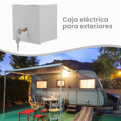 Carcasa de enchufe para exteriores y caja protectora antiinterruptor de pared 5