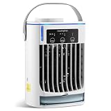 Enfriador Aire Evaporativo PortáTil Y Silencioso Ventilador NebulizacióN