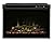 Dimplex 26 inch Multi-Fire XHD Pro Built-in Electric Fireplace with Acrylic Ice & Driftwood - Black, DF26DWC-PRO
