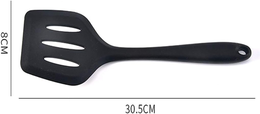set di utensili da cucina, Utensili da cucina for chef Set 10 pezzi Silicone antiaderente resistente al calore senza BPA(Red)