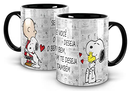 Caneca Snoopy - Se vcoê deseja o bem