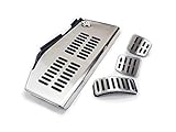 AONED Manual Transmission TT Style Stainless Steel Pedal Set for VW Golf/Jetta MK4 / New Beetle
