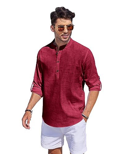 Image of Bellstone Kurta for Man | Men's Trendy Short Kurta | Shirt for Man | Men's Casual Shirts | Kurta Wedding for Men | Stylish Full Sleeve Shirts | Mandarin Collar Short Kurta for Men