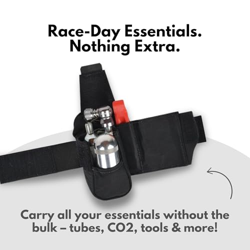 Image of SpeedSleev Ranger 2.0 - Pro-Level Bike Saddle Bag for MTB & Gravel Riders - Ballistic Nylon Construction - Ultra-Stable Storage - Waterproof Under Seat Pack - Large - Black