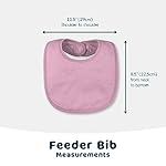 Tiny Twinkle 8 Pack Baby Food Bibs for Eating - Waterproof & Absorbent 6-12 Months Infant Bibs, OEKO-TEX Certified Drooling Bibs for Baby Led Weaning(Girl Set 8-Pack) - Image 4