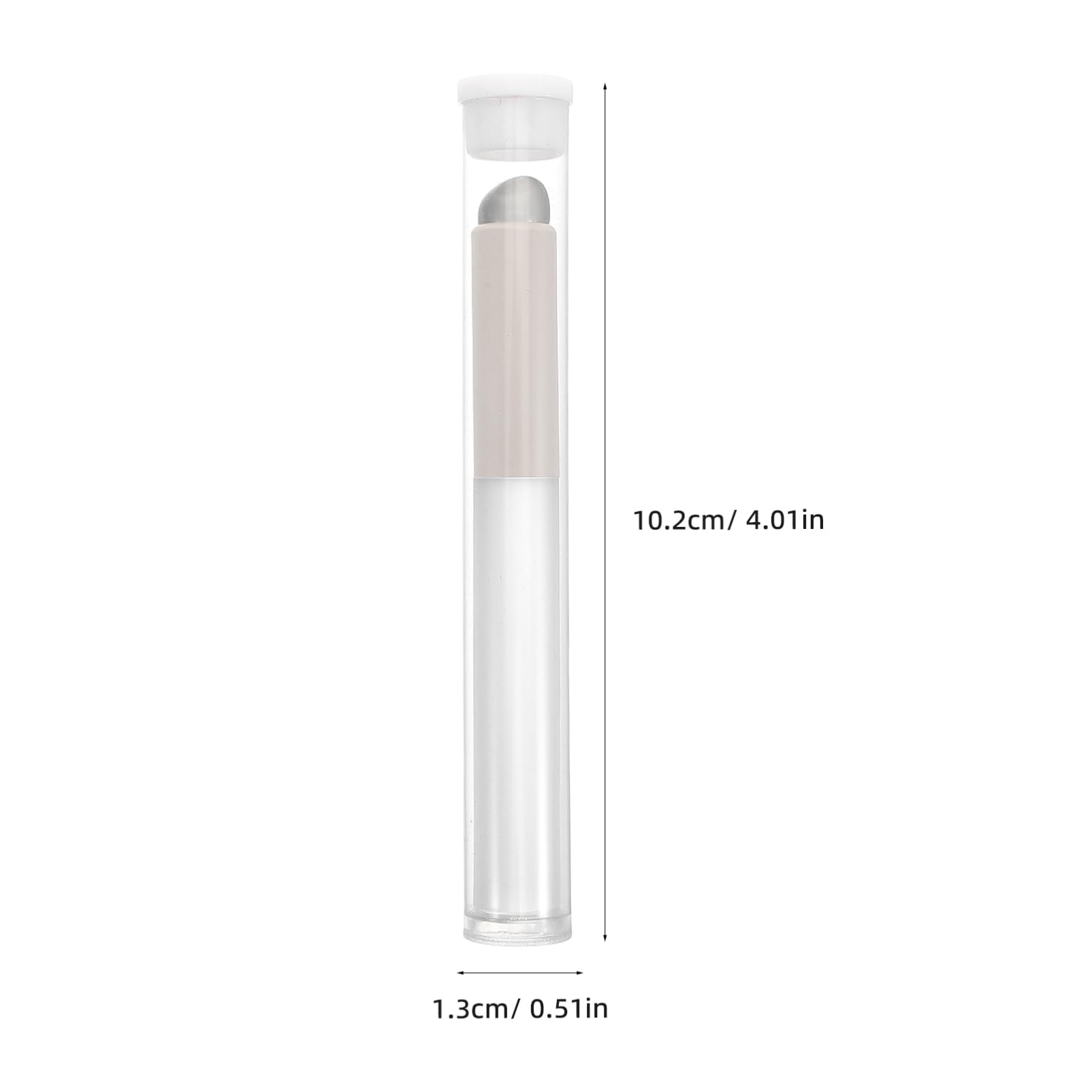 Mikinona Silicone Lip Brush Round Head Exfoliating Makeup Blender Travel-size Beauty Tool Lip Makeup Applicator for Women